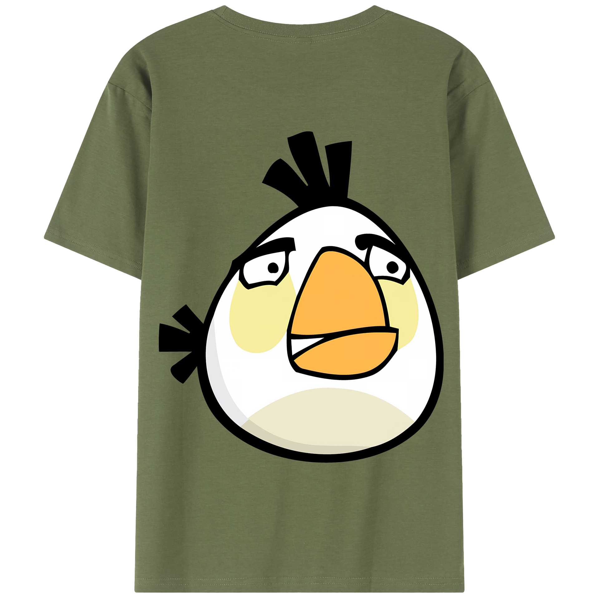 （画像用） Angry Birds アングリーバード 綿100％半袖Tシャツ（背面プリント）
